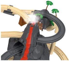 lupilu®  Drevená železničná súprava XL (Dinoland)  (100395090)