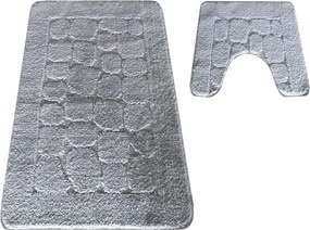 Sada kúpeľňových koberčekov Montana CLTSTONE sivá