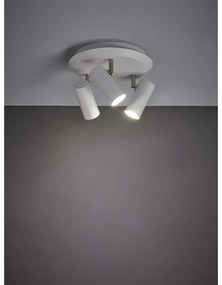 Biele nástenné svietidlo Markslöjd Barcelona Tres