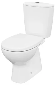 Cersanit ARTECO - WC kombi + antibakteriálne sedátko s funkciou pomalého zatvárania, vertikálny odpad, K667-076