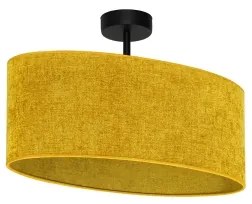 Duolla - Prisadený luster OVAL 1xE27/15W/230V hnedá