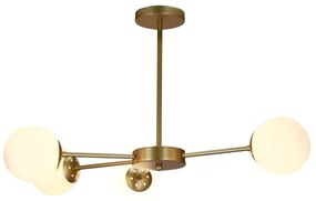 Luster na tyči MATI 4xG9/20W/230V zlatá