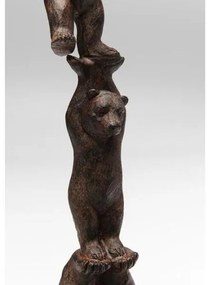 Artistic Bears Balance dekorácia hnedá 51 cm