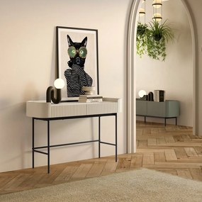 Zelený TV stolík 180x55x40 cm Willa – MOME