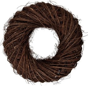 Prírodný hnedý prútený veniec Woodly XL - Ø 50*13 cm