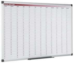 Bi-Office Ročná plánovacia tabuľa, magnetická, dni, 900 x 600 mm