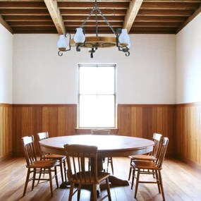 Brilagi - Luster na reťazi ROATA 5xE14/40W/230V buk