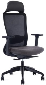 SETULO Kancelárska stolička SUBRA PDH čierna šedá