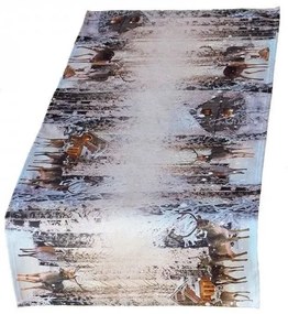 Obrus Jelenia rodinka 40x90 cm