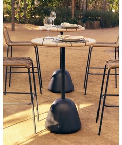 Okrúhly barový stôl s doskou z akácie ø 70 cm Saura – Kave Home