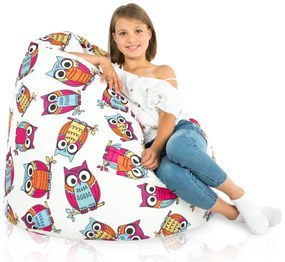 Sedací vak pre deti SAKO sovy