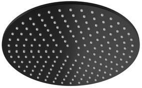 Kohlman Experience Black horná/hlavová sprcha 25x25 cm okrúhly čierna R25EB