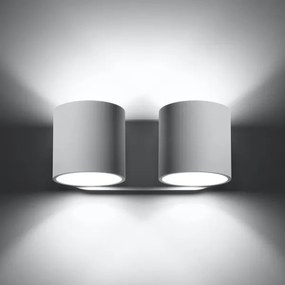 Sollux SL.0659 - Nástenné bodové svietidlo ORBIS 2xG9/40W/230V biela