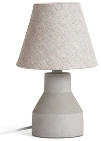 RENDL R12379 HEIDI stolná lampa, dekoratívne prírodná/betón