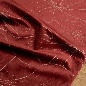 Dekorstudio Elegantný zamatový behúň na stôl BLINK 18 tehlový Rozmer behúňa (šírka x dĺžka): 35x220cm