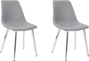 2x Stolička Hawaj CL-18062 svetlo šedá