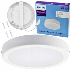 LED okrúhle vstavané svietidlo Philips - 12W 1200lm 4000K - biela lampa