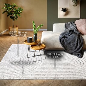 Biely koberec 200x280 cm Panglao New York White – Elle Decoration