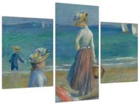 Obraz - Auguste Renoir, Figures on the Beach, reprodukcia (90x60 cm)