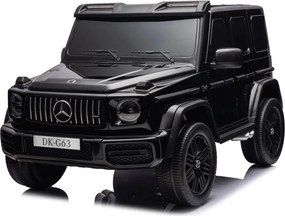 LEAN CARS Elektrické autíčko Mercedes G63 XXL čierne lakované 4x4 24V