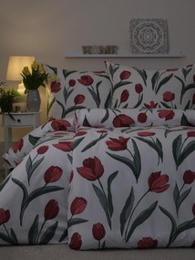 Bavlnené obliečky Renforcé – Tulipány