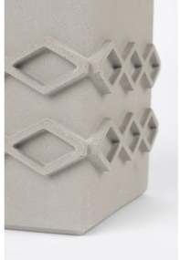Svetlosivá váza z betónu Graphic – Zuiver