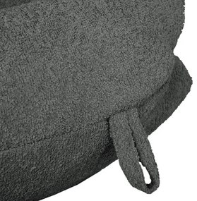 Sedací vak SAKO sivý bouclé