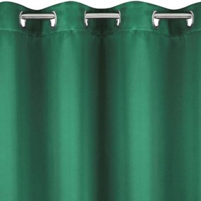 Štýlový zelený záves na okná Dĺžka: 250 cm
