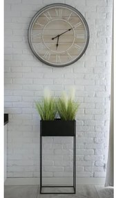 Stojan na kvety 90x44 cm čierna