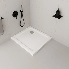 Erga Laos, štvorcová sprchová vanička 90x90x5cm, akrylát, biela lesklá, ERG-V06-ACR-9090S-WH-CR