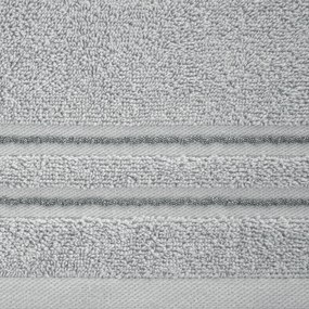 BAVLNENÝ UTERÁK EMINA SADA 6KS 30X50 CM STRIEBORNÁ