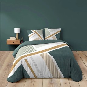 Biele bavlnené obliečky na dvojlôžko/predĺžené 240x220 cm Zephyr – douceur d'intérieur