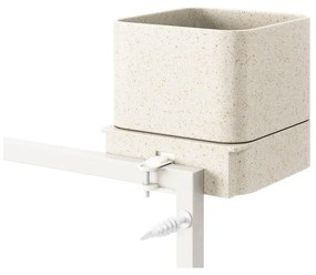 Závesné plastové kvetináče na bylinky v súprave 4 ks Cubiko – Umbra