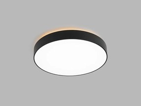 LED2 Prisadené stropné LED osvetlenie RINGO, 42+5W, teplá biela, okrúhle, čierne