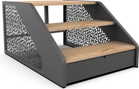 Schody k vírivke Poolex Wood - hnedé