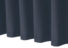 Biante Dekoračný záves Rongo RG-066 Tmavo sivý 140x240 cm