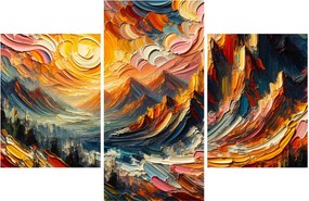 Obraz - Hory zalité slnkom (90x60 cm)