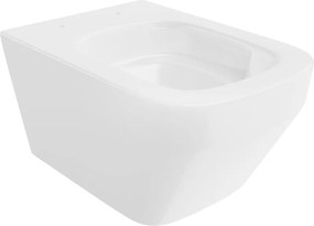 Mexen Riva, závesná WC misa 555x370x335 mm, Rimless Tornádo, biela lesklá, 3363XX00T