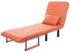 Kreslo a posteľ v jednom, rôzne farby- oranžová