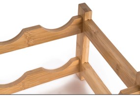 G21 Bambusový stojan na víno, 8 fliaš, S