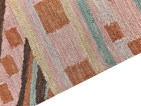 Vlnený koberec 140 x 200 cm viacfarebný YOMRA Beliani