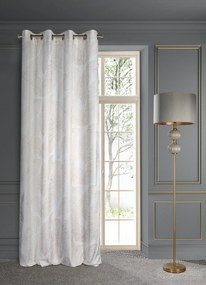 ZATEMŇOVACÍ ZÁVES NA KRÚŽKOCH LIMITED COLLECTION LUNA2 140X250 CM BIELA