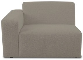 Svetlohnedý modul pohovky z textílie buklé (ľavý roh) Roxy – Scandic