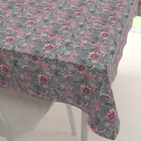 Biante Dekoračný obdĺžnikový obrus PML-043 Tropické kvety na sivom 100x140 cm