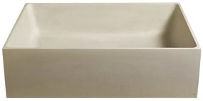 Sapho - Umývadlo na dosku FORMIGO 47,5x36,5 cm betón/béžová