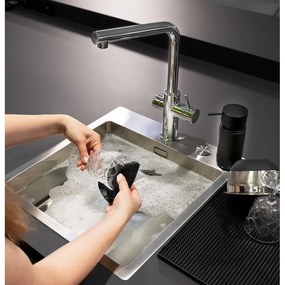 Súprava 2 silikonových špongií na umývanie riadu Wenko Black Outdoor Kitchen