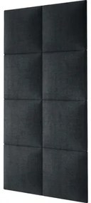 Čalúnený nástenný panel Kingston 30x30 cm sivý