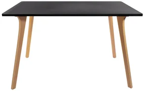 TRENDIE Jedálenský stôl BENY 120x80 čierny
