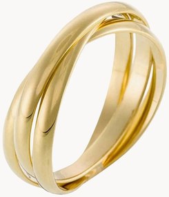 Prsteň zo žltého zlata Saturna