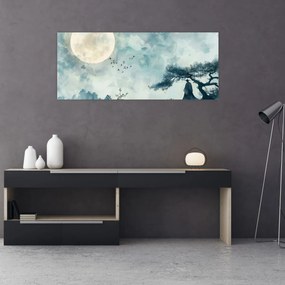 Obraz - Maľba splnu (120x50 cm)